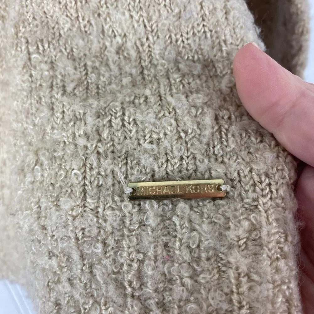 Michael Kors Sweater‎ Cream Wool Blend Size Small